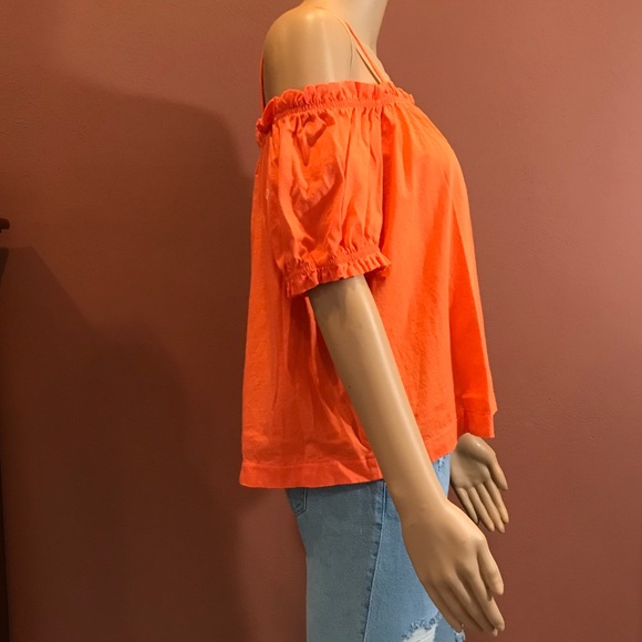H&M’s orange top size small used - Picture 3 of 6